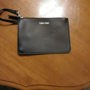 Calvin Klein Black Wallet Wristlet